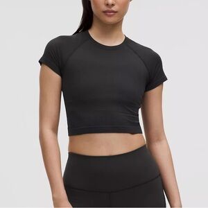 Lululemon Swiftly Tech Cropped Short-Sleeve Shirt 2.0